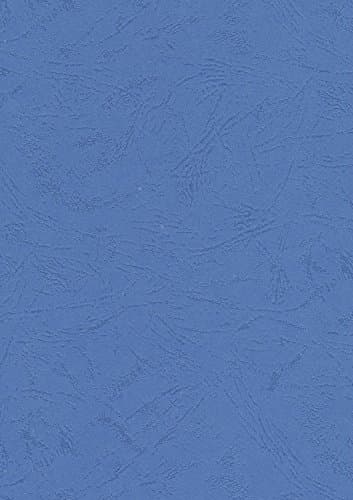 Image of PAVO Premium A4 Leather Grain Binding Cover - Blue (Pack of 100)