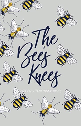 Image of 2020-2021 2-Year Pocket Diary; The Bee's Knees: UK Month to View Pocket Planner (Agendas, Monthly Calendar Planners, and Personal Organisers)