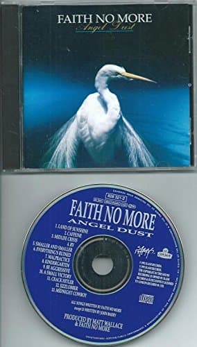 Image of FAITH NO MORE. ANGEL DUST. ORIGINAL 1992 ISSUE 13 TRACK CD ALBUM. 828 321-2
