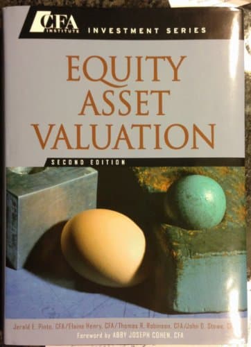 Image of Equity Asset Valuation (CFA Institute Investment Series)