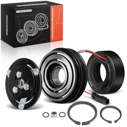 Image of Frankberg AC Compressor Clutch Kit Air Conditioning Compressor Clutch Compatible with Jumper Bus Ducato Bus 244 Ducato Box 244 Ducato Platform/Chassis 244 Boxer Box Replace# 504005418