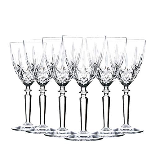 Image of RCR 6X 290ml Crystal Glass Red Wine Glasses Orchestra Range Red White Goblets Stemware Glass Set - Gift Boxed - Made in Italy Crystal