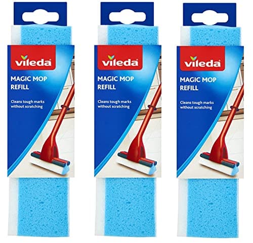 Image of Vileda Magic Mop Angled Head Refill Pack of 3 - 096511 X 3