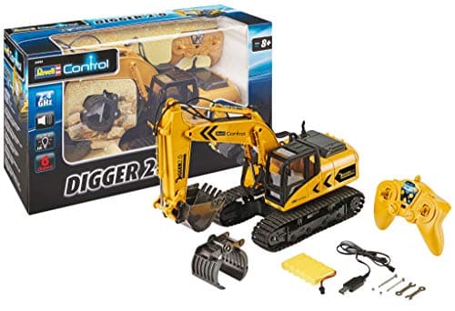 Image of Revell 24924 Digger 2.0. 2.4 GHZ 6 Channel With Working Metal Bucket
