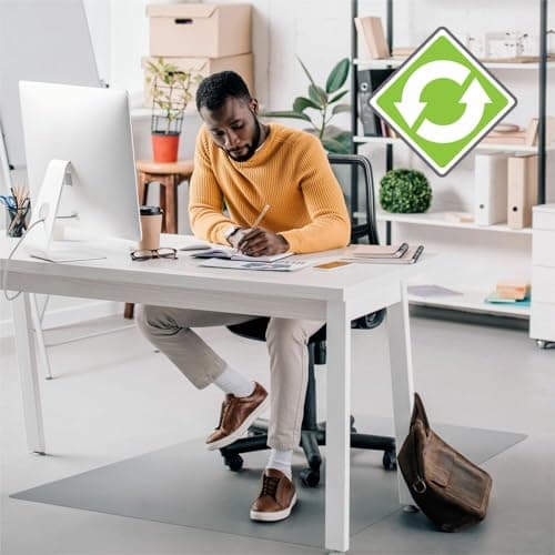 Image of Ecotex Evolutionmat, Recyclable Chair Mat, Anti-Slip for Polished Hard Floors, Rectangular 120 x 150 cm (FRECO124860AEP)