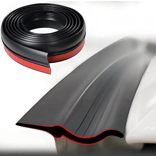 Image of R-timer 1x 1.5m Car Rubber Seal Strip for Peugeot 3008 II SUV 3008 GT 2016 2017 2018-2023, Front Bumper Protector Spoiler Lip Body Kit Scratch Guard EPDM Rubber Trim