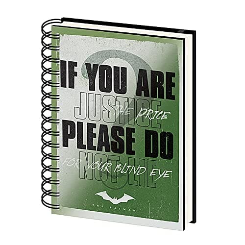 Image of Pyramid International The Batman A5 Notebook with Lenticular Cover (Riddler Design) - Official Merchandise