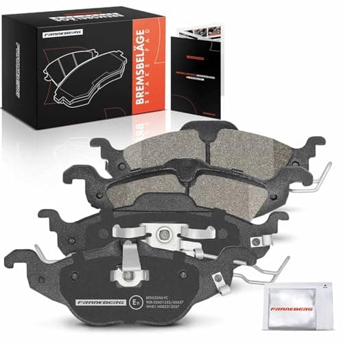 Image of Frankberg Brake Pad Set incl. 4x Pads Front Compatible with Astra G CC T98 Astra G Caravan T98 Astra G Cabriolet T98 Replace# 90544025,9195144