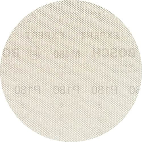 Image of Bosch 5x EXPERT M480 Sanding Net (for Paint on wood, Hardwood, Ø 150 mm, Grit 180, Professional Accessory Random Orbital Sander, Orbital Sander)