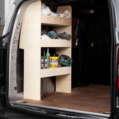 Image of Van Racking for VW Volkswagen Caddy L1 (Standard) 2021+ (Rear Van Rack)