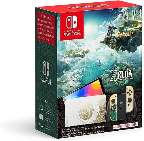 Image of Nintendo Switch (OLED Model) Zelda Tears of the Kingdom Limited Edition (No game included)