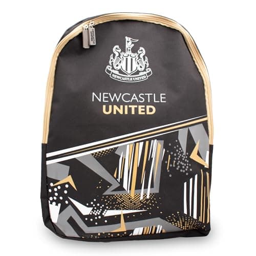 Image of Hy-Pro Officially Licensed Newcastle F.C. Storm Large Backpack - The Magpies, NUFC, Lightweight, Rucksack, School, Great Football Gift, Newcastle United Merchandise