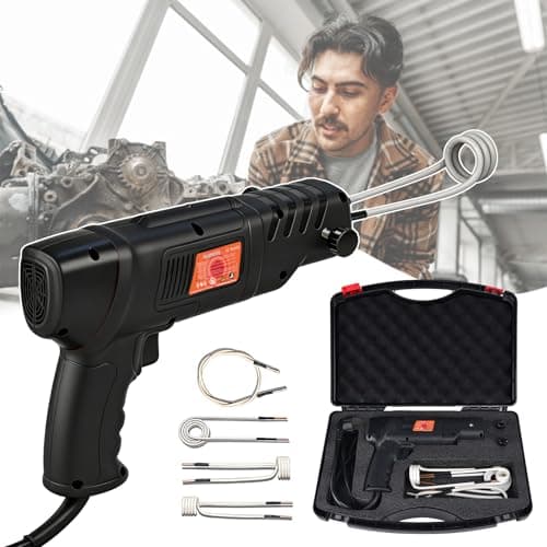 Image of Induction Bolt Heater Kit with Coils - Essential Tool for Quick Rusted Bolt and Nut Removal for Mechanics and DIY Enthusiasts