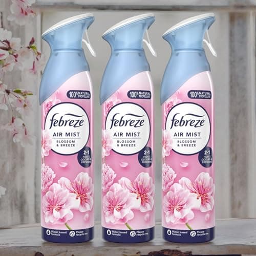 Image of 3 x 185ml Air Mist Blossom & Breeze Air Freshener- Blossom & Breeze fragrance is inspired by the freshness of delicate soft petals(Total 555ml)