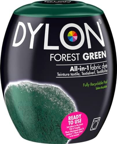 Image of DYLON Washing Machine Fabric Dye Pod for Clothes & Soft Furnishings, 350g – Forest Green