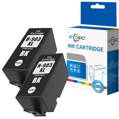 Image of ECSC Compatible 903XL Ink Cartridge For Printer, Replacemaent For HP OfficeJet Pro 6860 6868 6950 6960 6968 6970 6975 6978 Black (2-Pack)