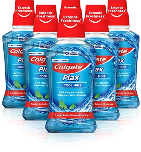 Image of Colgate Plax Cool Mint Alcohol Free 250 ml (Pack of 6)