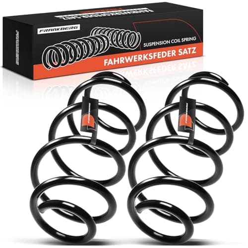 Image of Frankberg 2x Coil Spring Front axle Compatible with A1 2010-2018 Ibiza IV 2008-2020 Ibiza IV ST 2010-2015 Replace# 6R0411105P