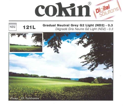 Image of Cokin Gradual Grey G2 LT (ND2) A121L Square Filter
