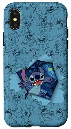 Image of Disney Lilo & Stitch Tropical Breakout featuring Angel Case for iPhone X/XS