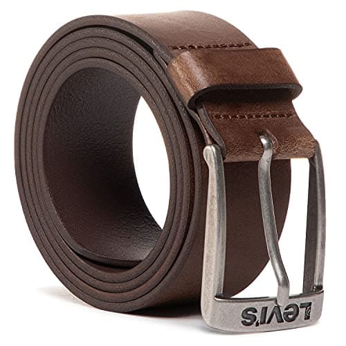 Image of Levi's Men's New Duncan Belt, Dark Brown, 115 cm