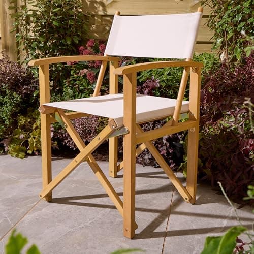 Image of Rowlinson Ascot Folding Directors Chair - Natural