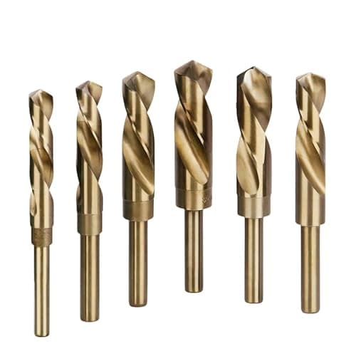 Image of Premium Quality HSS M35 Cobalt 5% Metal Twist Jobber Drill Bit - Normal Shank/Reduced Shank 13mm - Drilling Stainless Steel & Hard Steel Metal Wood Aluminium Plastic (1, 19mm x 151mm)