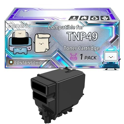 Image of TNP49 TNP-49 Toner Cartridge Compatible for Konica Minolta Bizhub C3351 C3851 C3851FS Printers, With Chip, 6900 Pages, Vibrant Colours (1 Pack Magenta)