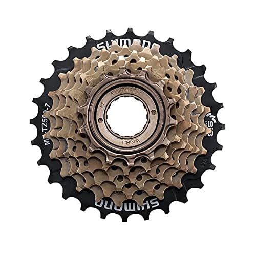 Image of SHIMANO Bicycle Freewheel Tourney MF-TZ500 6/7-Speed Freewheel 14-28 Tooth for Mountain Bike