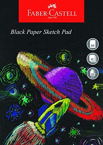 Image of Faber-Castell A4 Black Paper Pad
