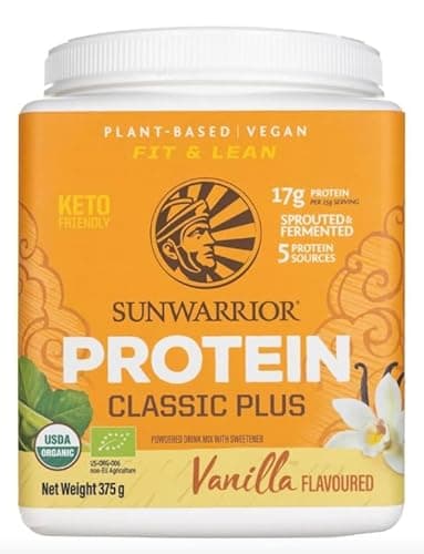 Image of Plant-Based, Warrior Protein Warrior Classic Plus Vanilla 375g