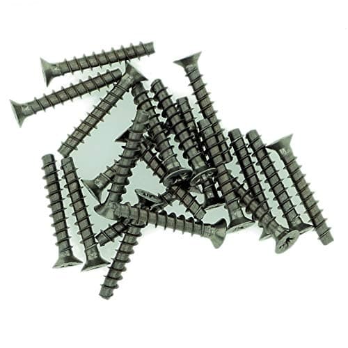 Image of D3.5 (3.5mm x 16mm) Pozi Countersunk Screws for Plastic (Trilobular) - Stainless Steel (A2) (Pack of 20)