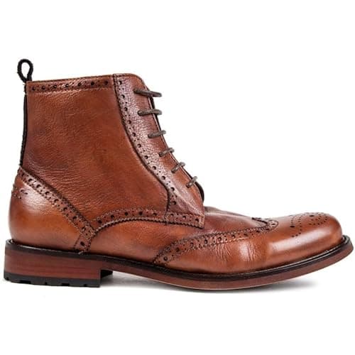 Image of SOLE Crafted Hammer Brogue Boots UK 7