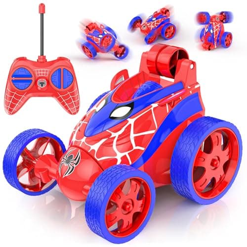 Image of Buoeuik Spider Remote Control Car Toy, Mini RC Radio Stunt Car Toy for Kids Age 3 4 5 6 7 Years Old Toddlers Boys Girls Birthday Gifts/Present Stocking Filler Cool Children Stuff
