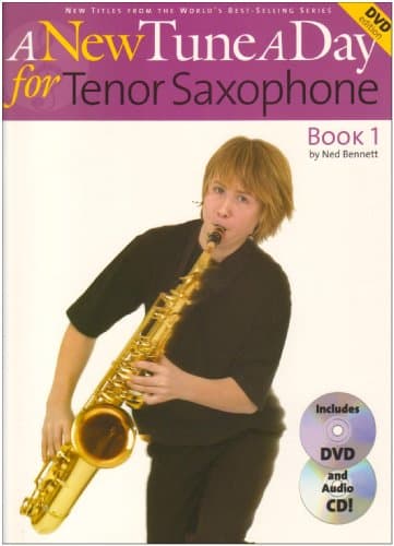 Image of A New Tune a Day for Tenor Saxophone-Book 1- DVD & Audio CD Edition-Music Book