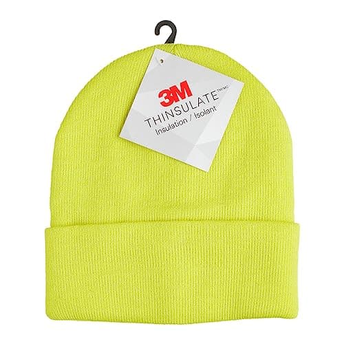 Image of Blackrock Yellow Beanie Hat, Wear with Hi-Vis, for Men and Women, Running, Beanie, Winter, Lightweight, Skull Caps, Thermal, Winter Work Hat