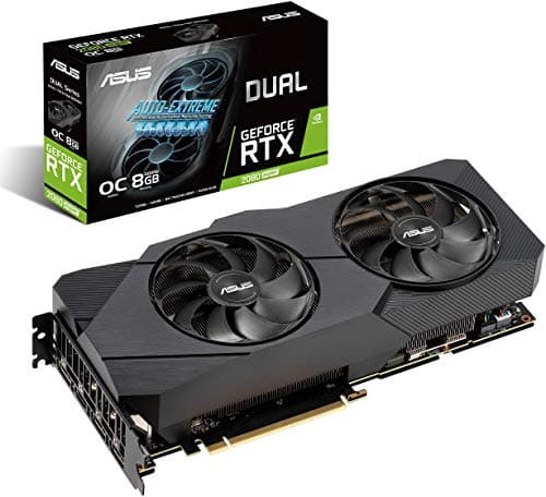 Image of ASUS GeForce RTX 2080 Super Overclocked 8G GDDR6 Dual-Fan EVO V2 Edition VR Ready HDMI DisplayPort 1.4 Graphics Card (DUAL-RTX2080S-O8G-EVO-V2)