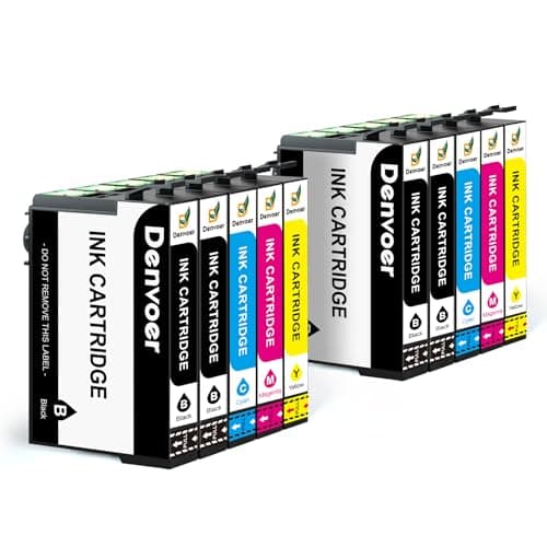 Image of Denvoer 405XL Ink Cartridges Multipack Compatible with Epson 405 for Epson WorkForce Pro WF-4820 Ink Cartridges WF-3820 WF-7310 WF-7830 WF-7840 WF-4830 WF 3820 WF 7310 WF 7830 (10-Pack)
