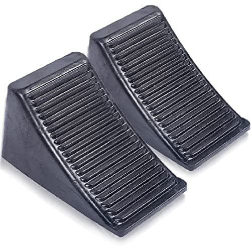 Image of Tebery Solid Rubber Heavy Duty Wheel Chock - by Fasmov