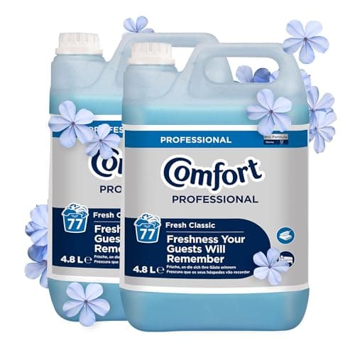 Image of Comfort Fresh Classic Professional Fabric Softener for 77 Washes - 2 x 4.8 L