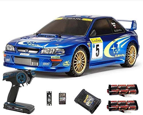 Image of Tamiya RC 58631 Subaru Impreza Monte Carlo TT-02 1:10 Premium Wheel Radio Bundle