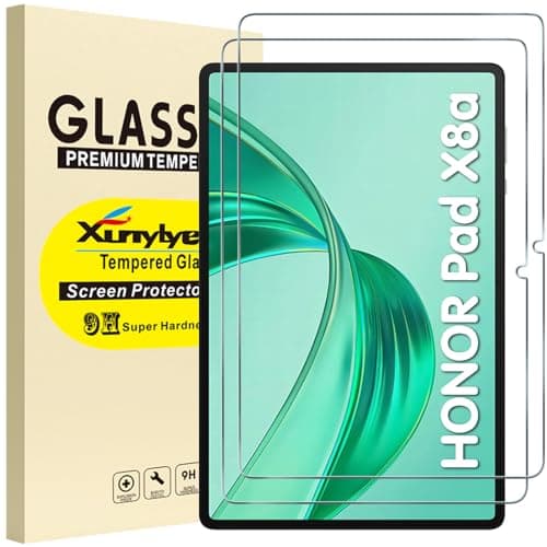 Image of XunyLyee for HONOR Pad X8a / HONOR Pad X8b 2026/2024 11 Inch Tablet Screen Protector Tempered Glass Film, 9H Hardness, Anti-Scratch, HD Clear [2 Pack]