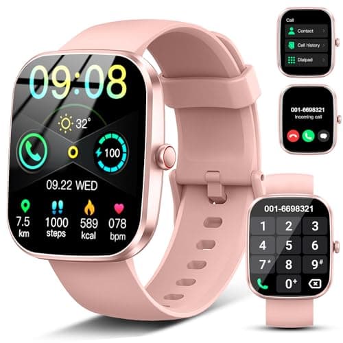 Image of Smart Watch, 2026 HD 1.91" Bluetooth 5.4 Calling Smartwatch for Men Women, SPO2/Heart Rate/Sleep Monitor, 115+ Sport Modes Fitness Activity Trackers, IP68 Waterproof Step Counter for Android iOS