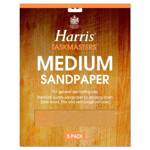 Image of LG Harris Medium Sandpaper Pack of 4