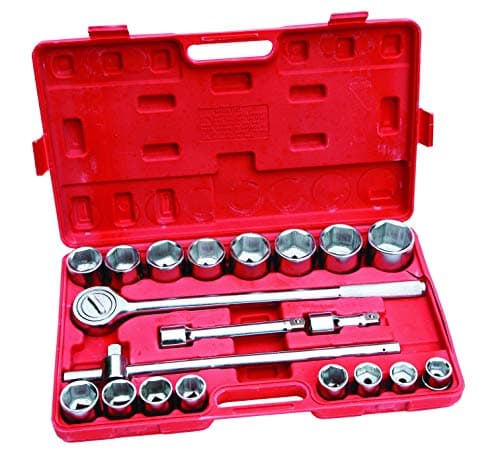 Image of Hilka 04102102 21-Piece Drive Socket Set Metric, 3/4-Inches, Large