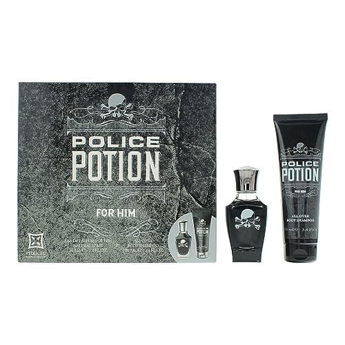 Image of Police Potion For Him 2 Piece Gift Set: Eau de Parfum 30ml - Shower Gel 100ml