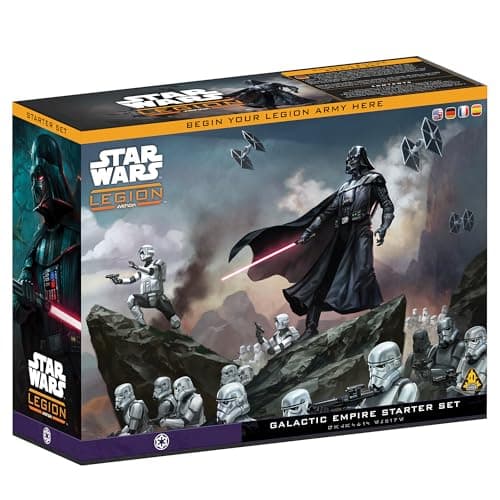 Image of Asmodee | Star Wars: Legion - Galactic Empire Starter Set | Board Game | Ages 14+ | 2 Players | 90+ Minutes Playing Time