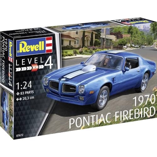 Image of Revell 07672 1970 Pontiac Firebird 1:24 Scale Unbuilt/Unpainted Plastic Model Kit