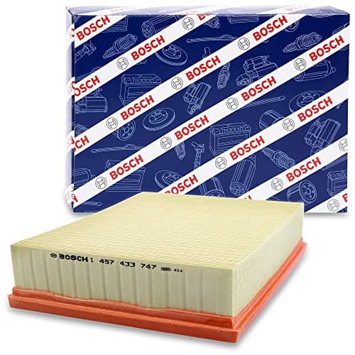 Image of Bosch S3747 Car Air Filter - Separates Particles from the Air Intake - Moisture-resistant plus High Tensile Strength