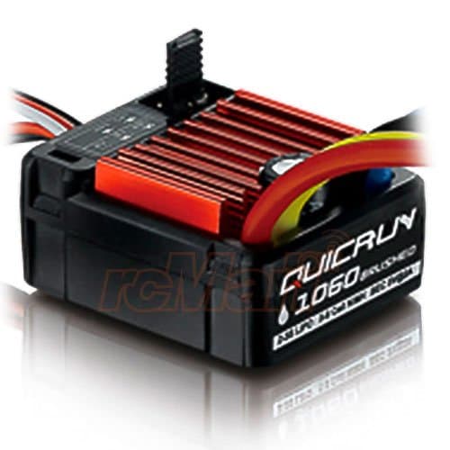 Image of Hobbywing QuicRun 1/10 Waterproof Brushed 60A Electronic Speed Controller ESC 1060